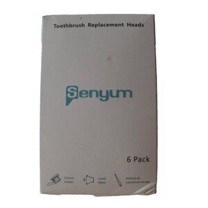 Senyum Replacement Toothbrush Heads (lot of 5) 22D5 X00303GALX 5pk